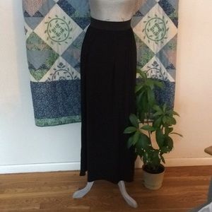 Black maxi skirt
